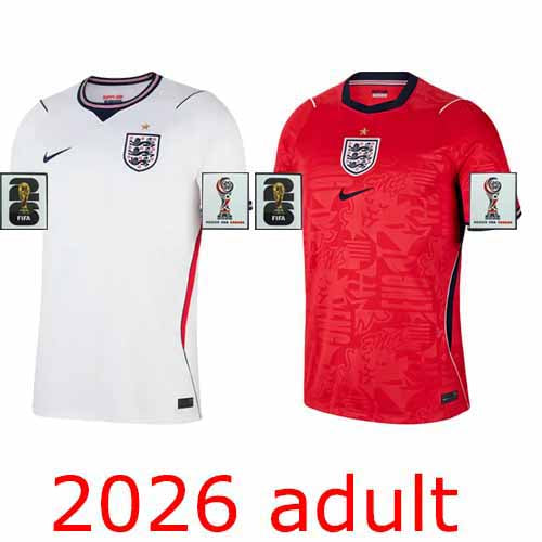 England 2026 World Cup Jersey - Supplier View