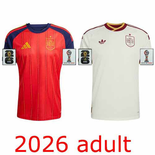 Spain 2026 World Cup Jersey - Supplier View